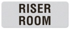 Riser Room Label
