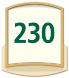 Room Number Sign