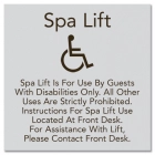 Spa Lift w/ISA Symbol - Large