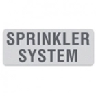 Sprinkler System Label