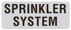 Sprinkler System Label