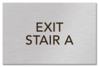 Stairway Exit Sign - DC Compliant