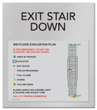 Standard Stairway Evacuation Plans - CA Compliant