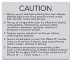 State Pool & Spa Signs - Spa Rules - South Carolina Compliant