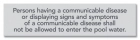 State Pool Sign - Communicable Disease - Tennessee Compliant