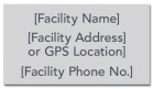 State Pool Sign - Emergency Location Sign