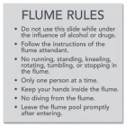 State Pool Sign - Flume Rules - Minnesota Compliant