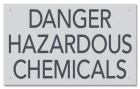 State Pool Sign - Hazardous Chemicals - Indiana Compliant