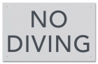 State Pool Sign - No Diving - Idaho Compliant