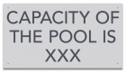 State Pool Sign - Pool Capacity - Montana Compliant