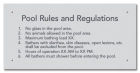 State Pool Sign - Pool Rules - Alabama Compliant