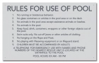 State Pool Sign - Pool Rules and Regulations - Mobile, AL Compliant