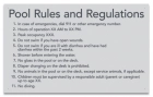 State Pool Sign - Pool Rules and Regulations - Montgomery, AL Compliant