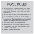 State Pool Sign - Pool Rules - Arizona Compliant