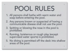 State Pool Sign - Pool Rules - Connecticut Compliant
