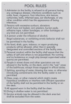 State Pool Sign - Pool Rules - KY Compliant