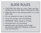 State Pool Sign - Pool Rules - Oregon Compliant