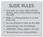 State Pool Sign - Slide Rules - Minnesota Compliant