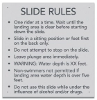 State Pool Sign - Slide Rules - Montana Compliant