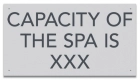 State Pool Sign - Spa Capacity - Montana Compliant