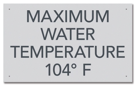 State Pool Sign - Spa Rules - Arkansas Compliant