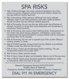 State Pool Sign - Spa Rules - Georgia Compliant