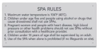 State Pool Sign - Spa Rules - New Mexico