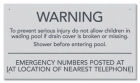 State Pool Sign - Wading Pool - North Carolina Compliant