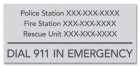 State Pool Signs - Emergency - Tennessee Compliant