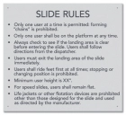 State Pool Signs - Slide Rules - Ohio Compliant