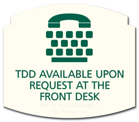 TDD (Telecommunication Device for the Deaf) Telephone