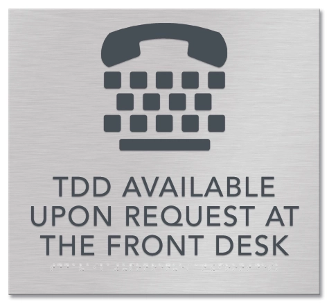 Telephone/TDD w/Symbol