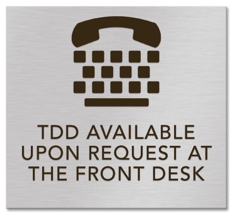 Telephone/TDD w/Symbol