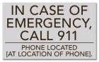 Texas In Case of Emergency Sign
