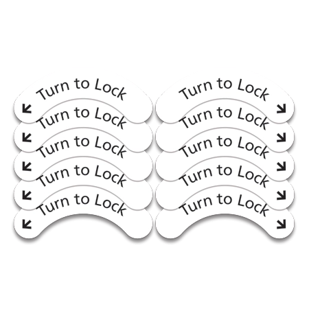 Turn to Lock - 10 Pack