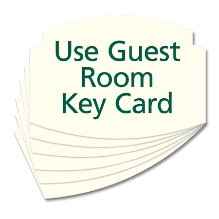 Use Guest Room Key Card - 6 Pack