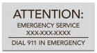 Utah Emergency Pool Sign