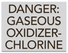 Virginia Danger Gaseous Chlorine Sign
