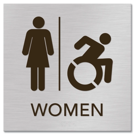 Women Sign w/Female & Dynamic ISA Symbols