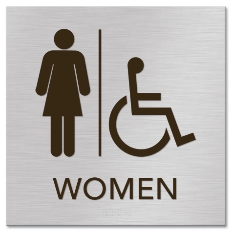 Women Sign w/Female & ISA Symbols