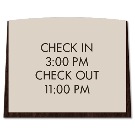 4-Line General Information Sign