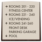 8-Line Directional Sign