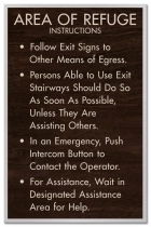 Area of Refuge Instructions