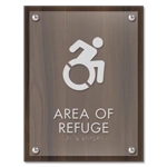 Area of Refuge Sign - Dynamic ISA Symbol