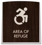 Area of Refuge Sign - Dynamic ISA Symbol