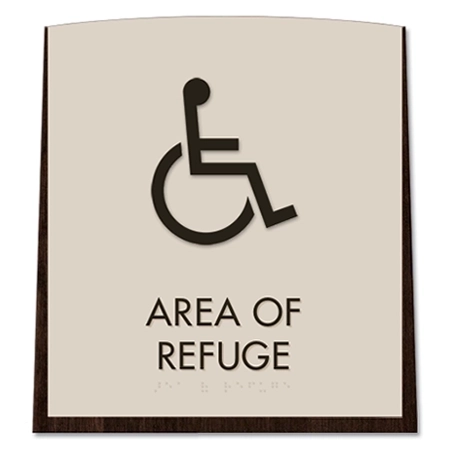 Area of Refuge Sign - ISA Symbol