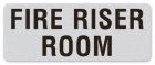 Fire Riser Room Label