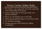 Fitness Center & Policy Rules