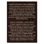 Florida Bilingual Human Trafficking Sign