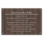 Guest Laundry Rules
